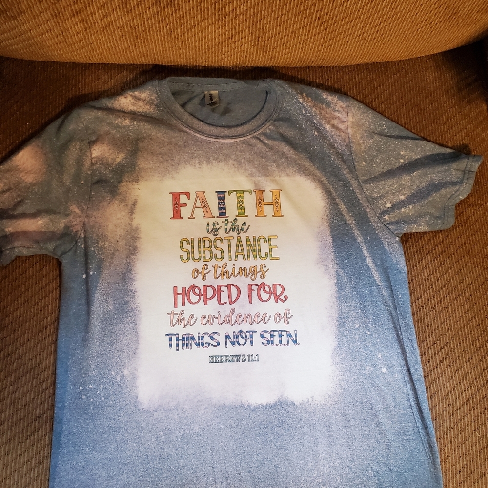 Faith custom sublimation tee.